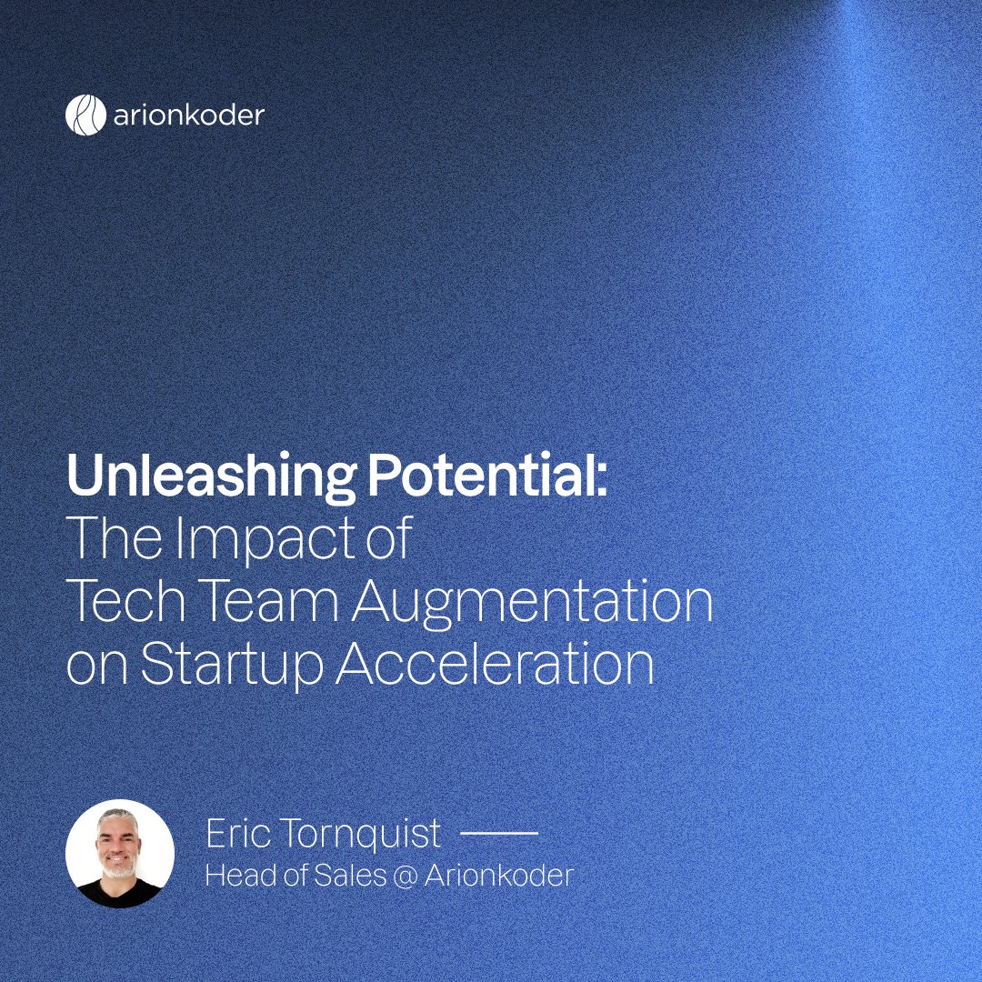 #StaffAugmentation can help companies of all sizes scale their impact and grow towards their goals, especially #startup companies. 
Discover how startups benefit from this strategy as told by @tornquist, Head of Sales at bit.ly/SAugstartup
 #teamaugmentation #startupcompany