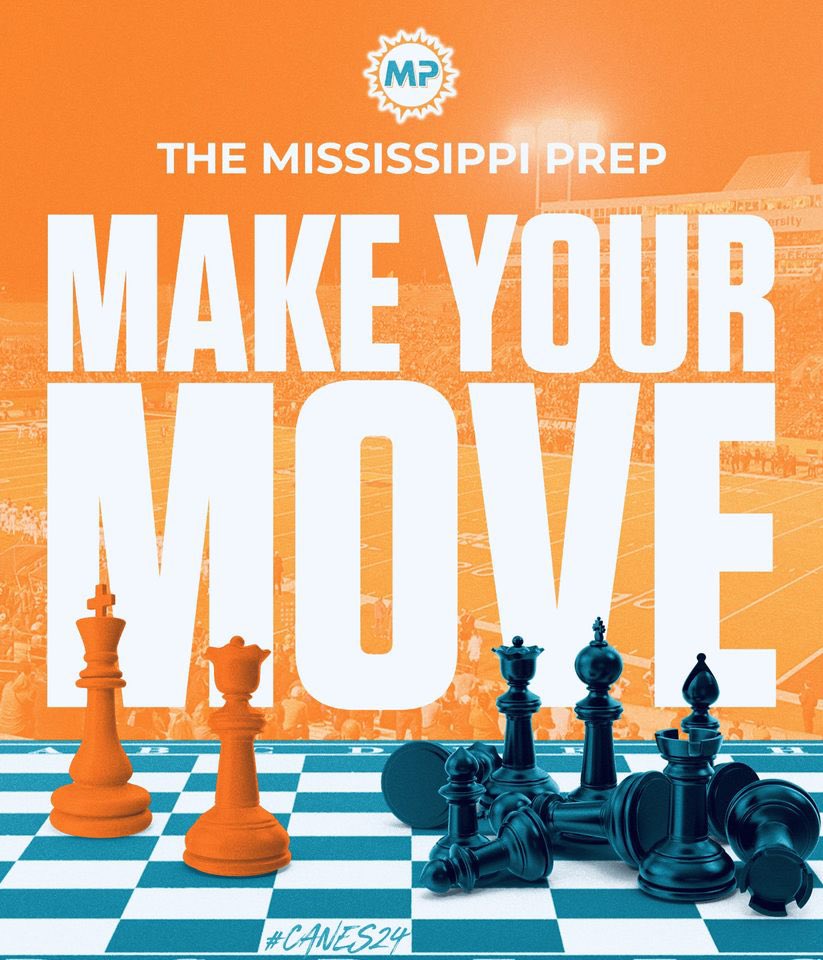 It’s Chess not Checkers!! Make your next move your best move💯 The Mississippi Prep Hurricanes !!!!