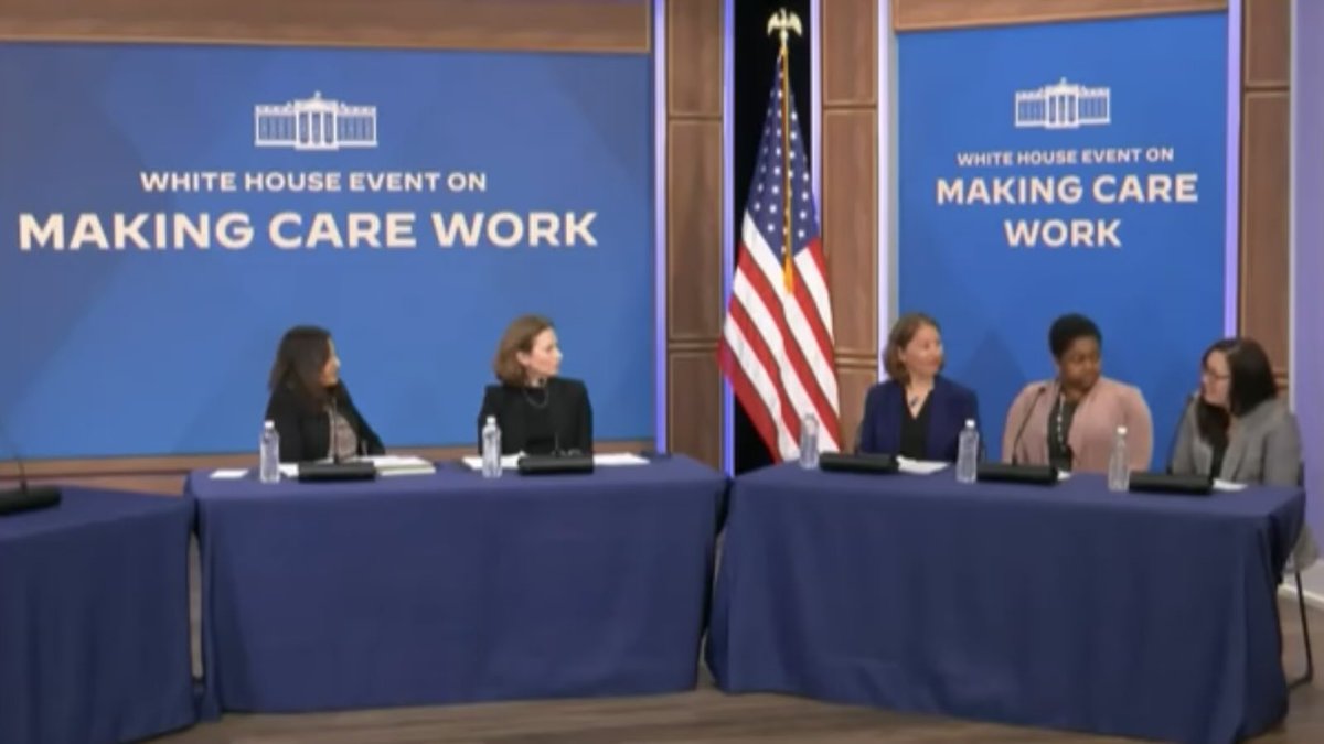 Today, @SecRaimondo, @JKlein46, and I joined @GovTinaKotek, @GovKathyHochul, @MassGovernor, and business and care advocates from across the country to discuss @POTUS' work to strengthen our nation's Care Economy and build a skilled, diverse workforce.