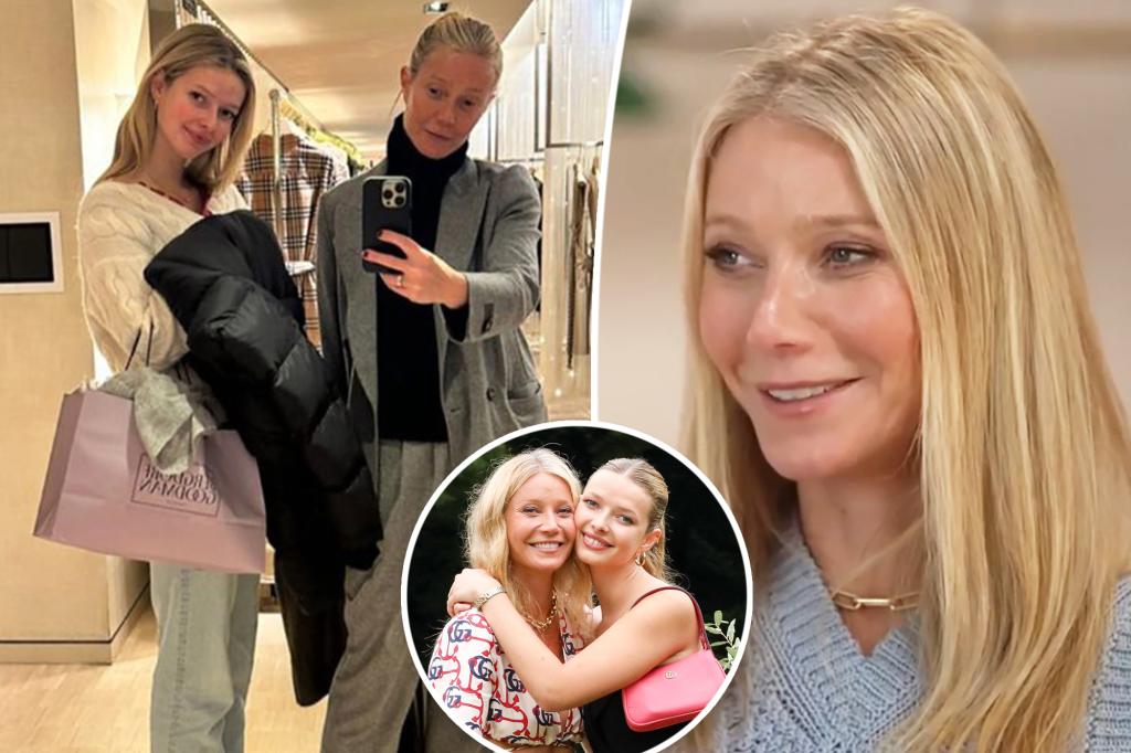 Gwyneth Paltrow reveals the clothing her look-alike daughter, Apple, steals from her closet trib.al/UUdnxNJ