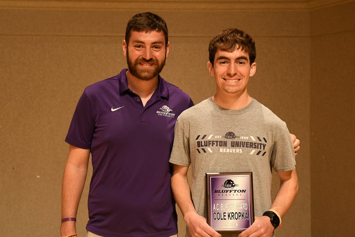 “Success is a Choice” was the message given by Jamy Bechler at the Bluffton University Athletics Award forum on Tuesday, April 16. Kelly Armentrout, Bill Hanefeld and Cole Kropka received awards as outstanding athletes and contributors to Bluffton athletics.