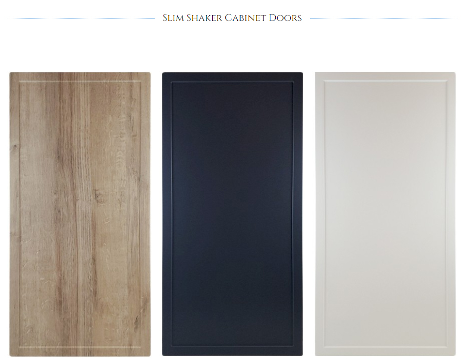 Slim Shaker Cabinet Door Style

Modern and sleek, our Slim Shaker collection features finely contoured styles with clean lines and square corners. 
*Wholesale Cabinet Door manufacturer to the Cabinet industry
Call 1 250-554-1539

#kitchendesign #customkitchens #kitchencabinetdoor