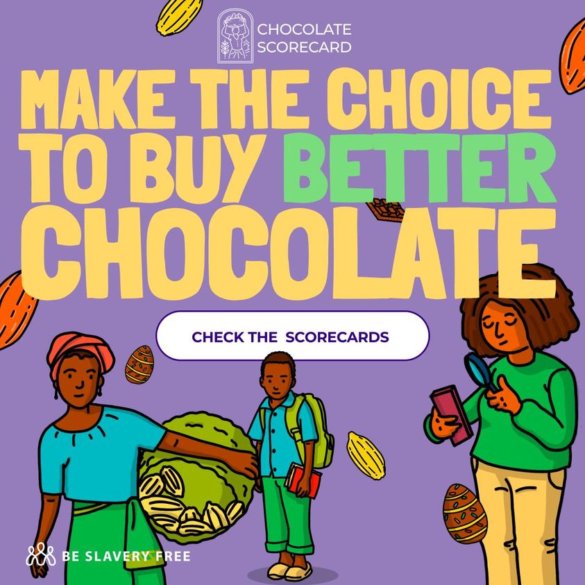 The latest edition of the Chocolate Scorecard from @BeSlaveryFree reveals which chocolate producers and retailers are ensuring their supply chains are forest-friendly and free of exploitative practices—and which continue to fall short. Check it out: chocolatescorecard.com