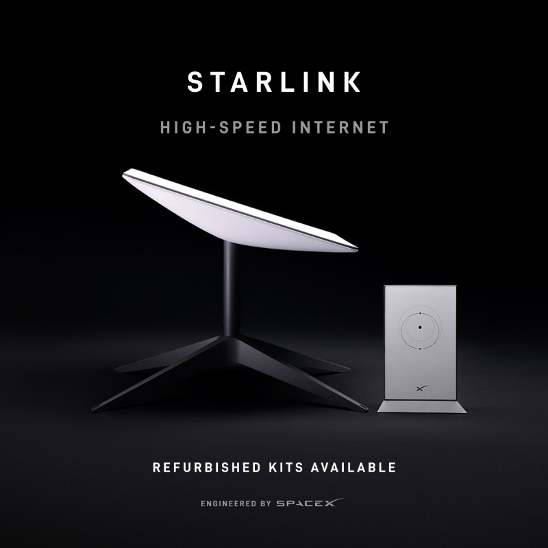 Starlink's tweet photo. The Starlink Kit arrives with everything you need to get online in minutes

Refurbished kits are now available for ₱14,000