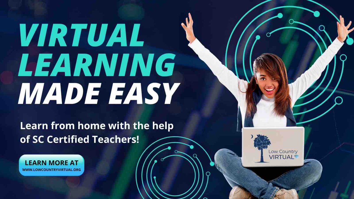 🧑‍💻🧑‍🏫👨‍💻👨‍🏫👨‍🎓🙆‍♂️🙋‍♀️🙅 Registration is OPEN for the 24-25 SY 👏 Learn more about our #tuitionfree #virtuallearning program at 📧👉Lowcountryvirtual.org #onlinelearning #LCVleads #homeschool #qualityeducation