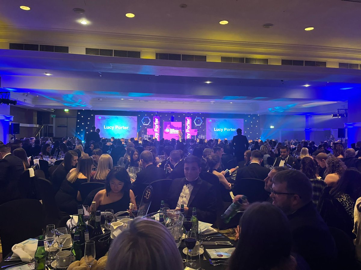 We have a sold out room this evening for the North West Young Professionals Awards. Thanks to The Midland, Manchester for hosting this evening. #InsiderYoungProfs