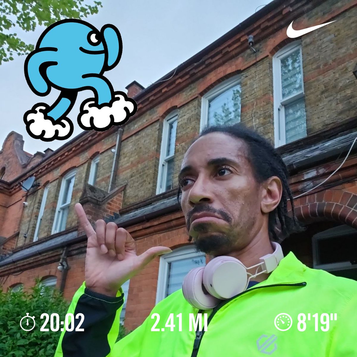 A long day at work. So I really needed this shoer run. Wanted to do a longer run but didn't have the time but it still helped. Have a lovely evening everyone. #kylevstheworld #changetheworld  #gottagofast #running #ukrunchat @UKRunChat