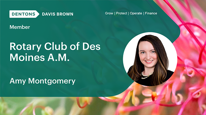 Congratulations to attorney Amy Montgomery who is now a member of the @DMAMRotary, serving our community locally and internationally. 

dentons.com/en/amy-montgom…

#Dentons #LargestToLeading