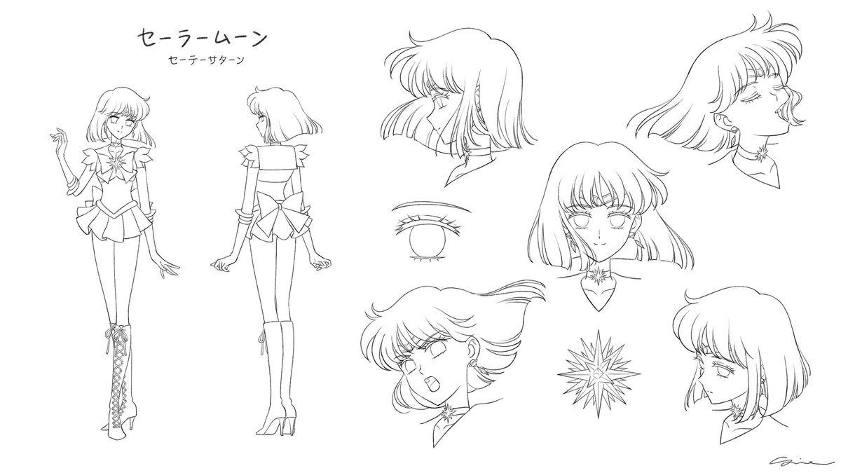 The lonely senshi, guardian of silence, destruction and rebirth. Sailor Saturn. (She is not Hotaru yet #SailorMoon #セーラームーン #sailorsaturn