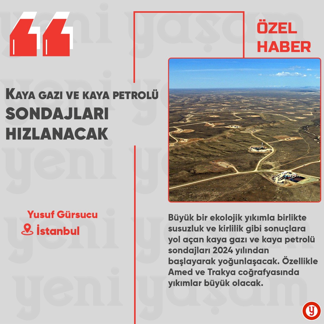 Kaya gazı ve kaya petrolü sondajları hızlanacak Yusuf Gürsucu'nun haberi yeniyasamgazetesi5.com/kaya-gazi-ve-k…