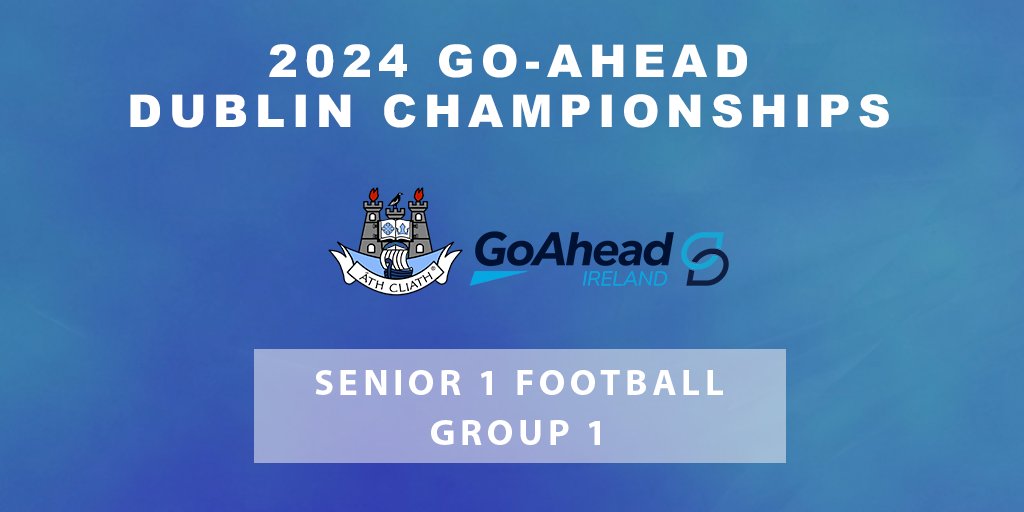 In Group 1: @clgnaomhjude @Fingallians @CualaCLG @ClontarfGAAClub