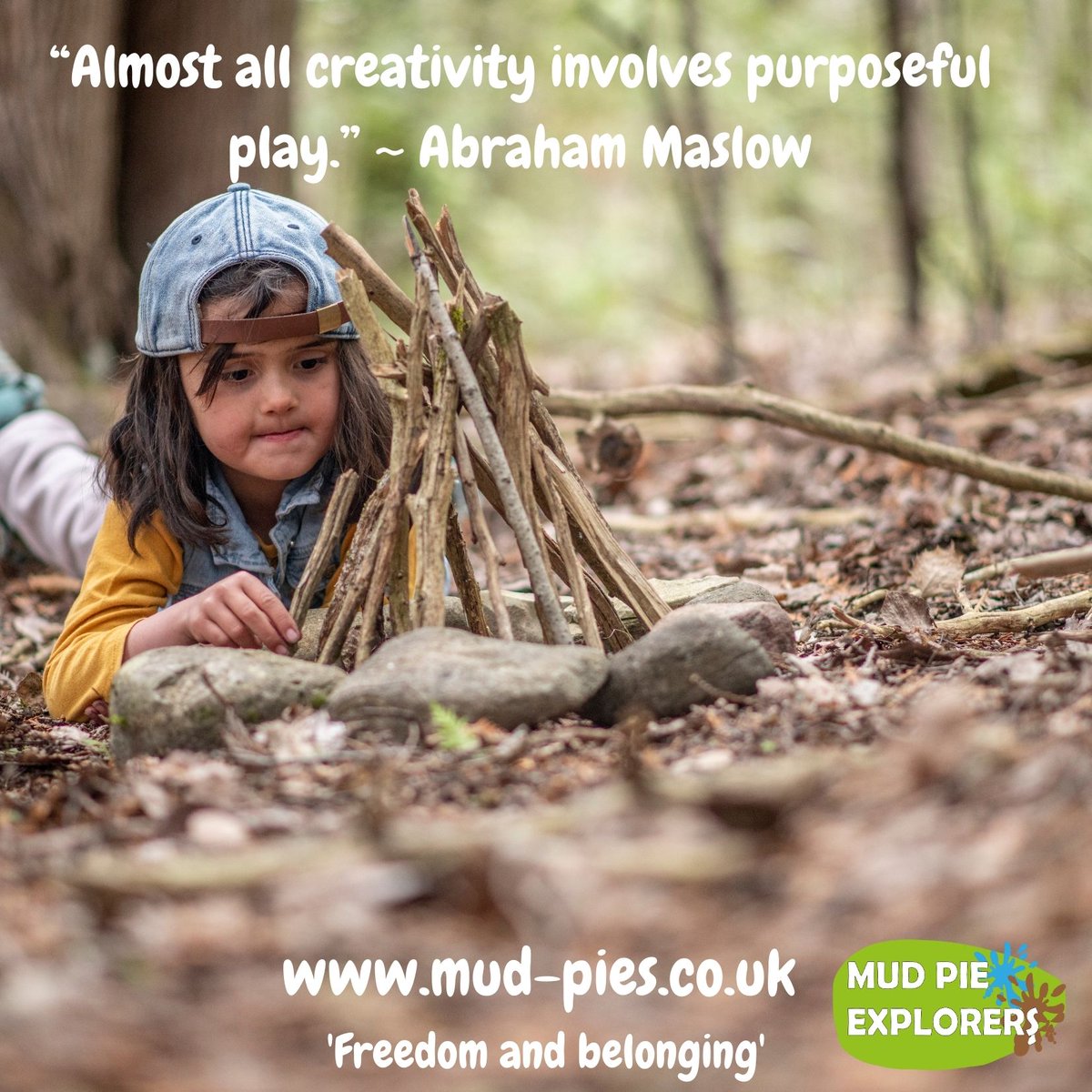 #Maslow's hierarchy of needs is a model for understanding the motivations for human behaviour which we use as the foundation behind our science of Mud Pie Explorer sessions.

#forestschool #mudpieexplorers #bristollife #bristolkids #bristolschools #nature