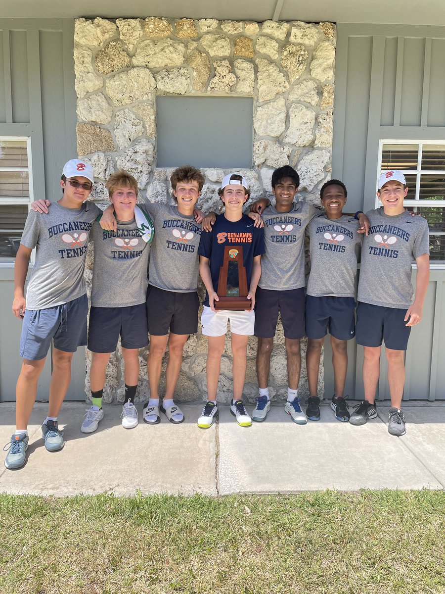 Boys Tennis wins the District Championship!! Congrats.