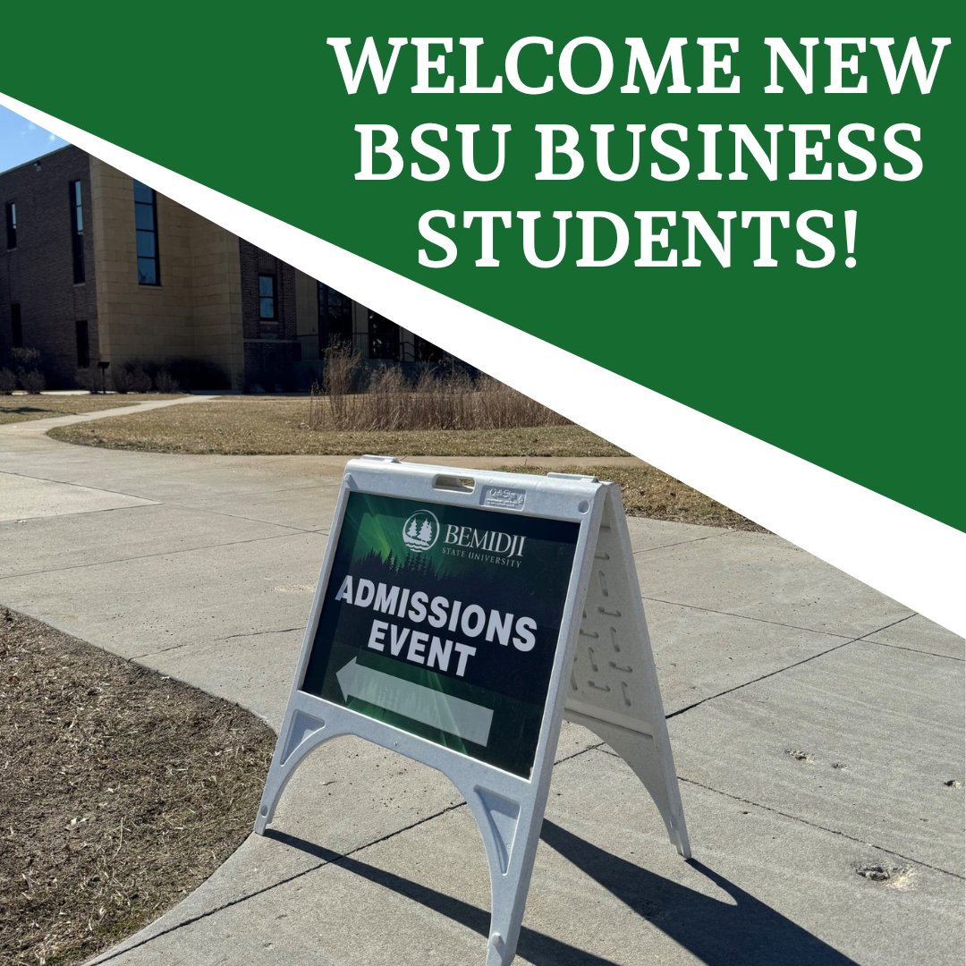 Congrats to the new BSU students! we are excited to share with you some of the most exciting times of your life!
#bemidji #BSU #businessdegree #Business