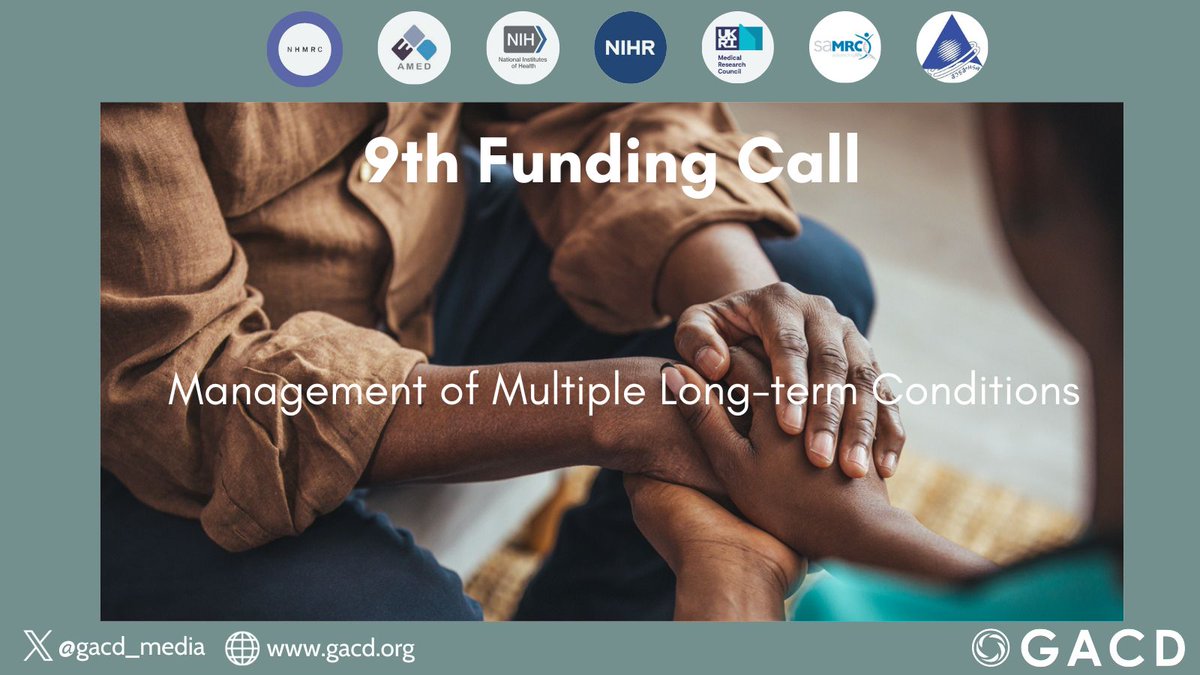 Applications for our 9th Funding Call is open! This call focuses on implementation research for managing long-term conditions in NCDs. Applicants are encouraged to show evidence of collab with communities & decisionmakers. More info on applying here: gacd.org/funding/curren…