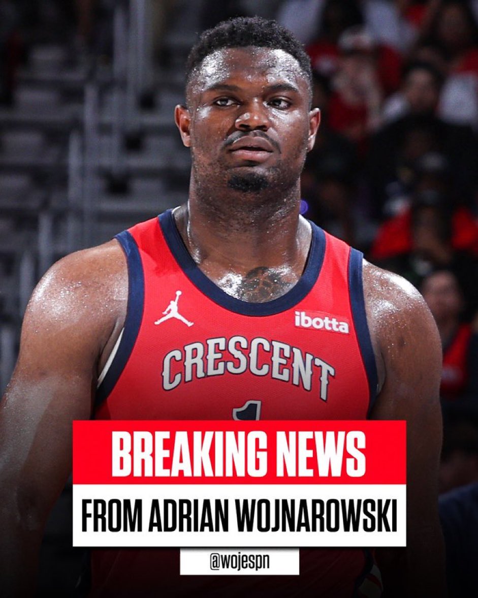 Zion Williamson is out against the Kings because of a hamstring injury, according to Woj.
Huge loss for the Pels.