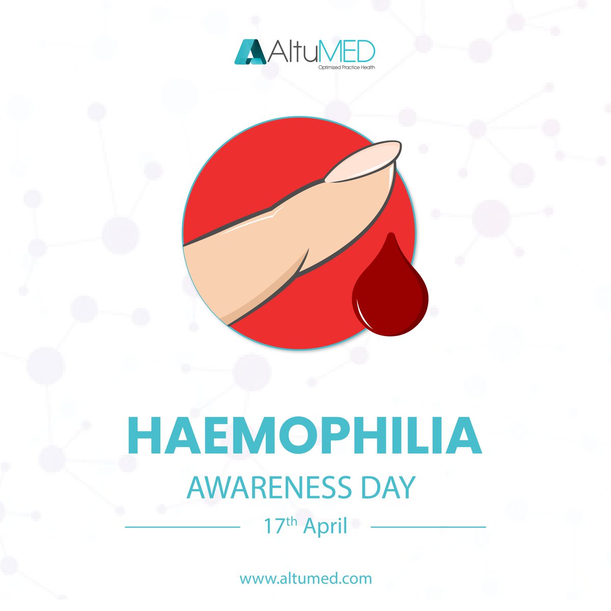 Join us in raising awareness for Haemophilia this World Haemophilia Day! 

Let's work towards better access to treatments and care, supporting those with bleeding disorders to effectively manage their condition. 

Together, we can make a difference. #AltuMED #HaemophiliaAwareness