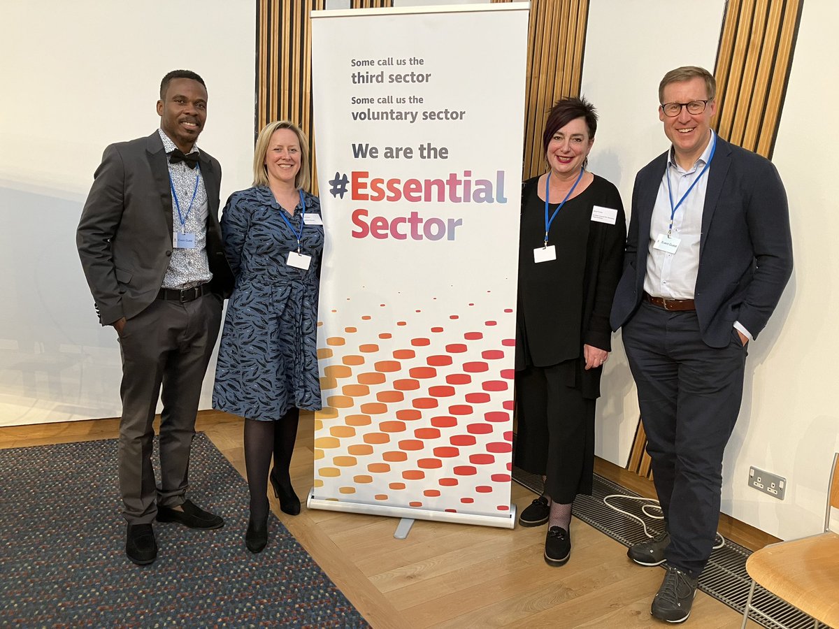 Tonight we’re proud to be bringing the sector together at @scotparl as we host our parliamentary reception celebrating the work of Scotland’s #EssentialSector! 🎉

@justrightscot @Afroscotrelief3 @PFOKane @S_A_Somerville