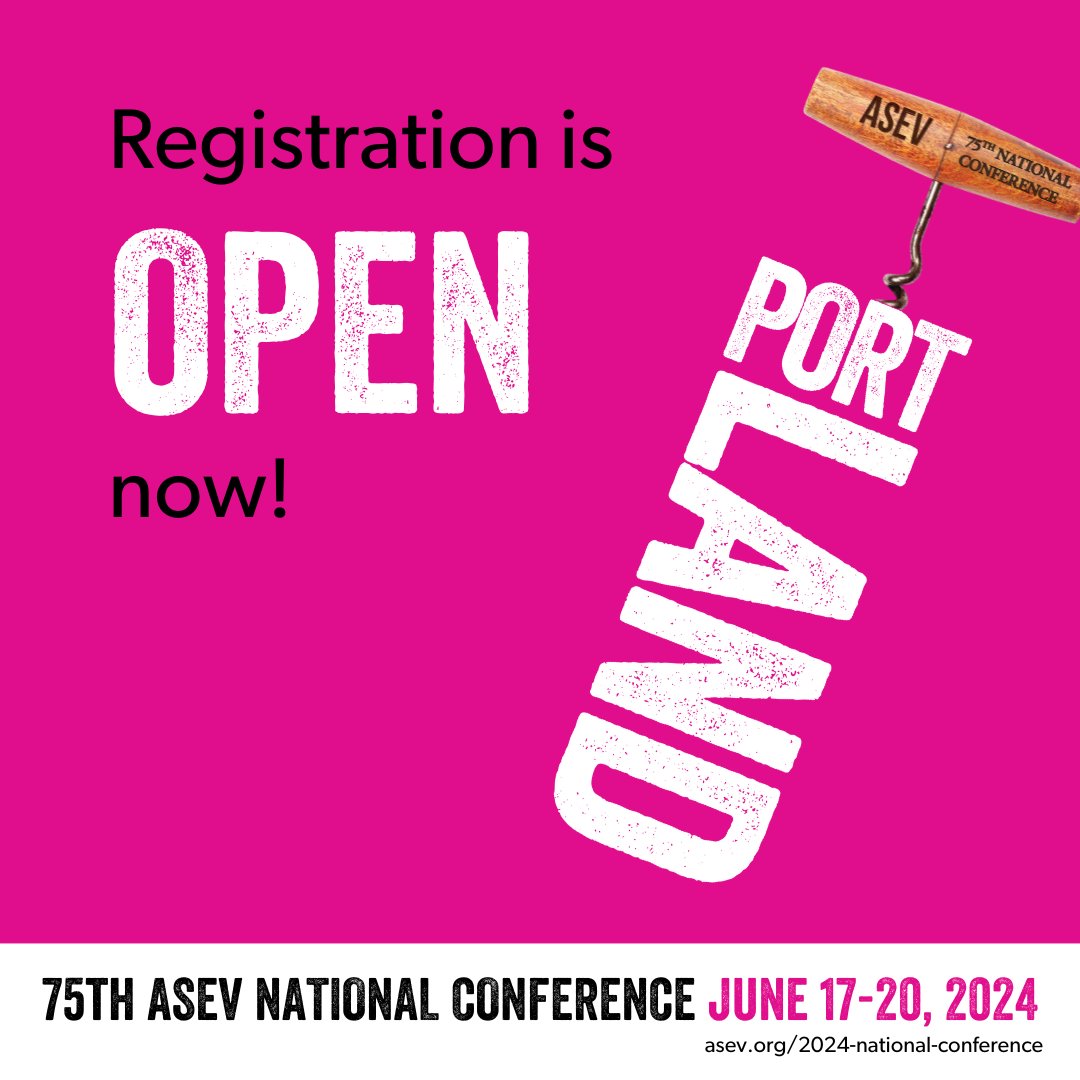 You've waited long enough, don't wait a minute more! Register for the 75th National Conference TODAY at bit.ly/2024NatConRegi…. #asev #enology #viticulture #wine #winemaking