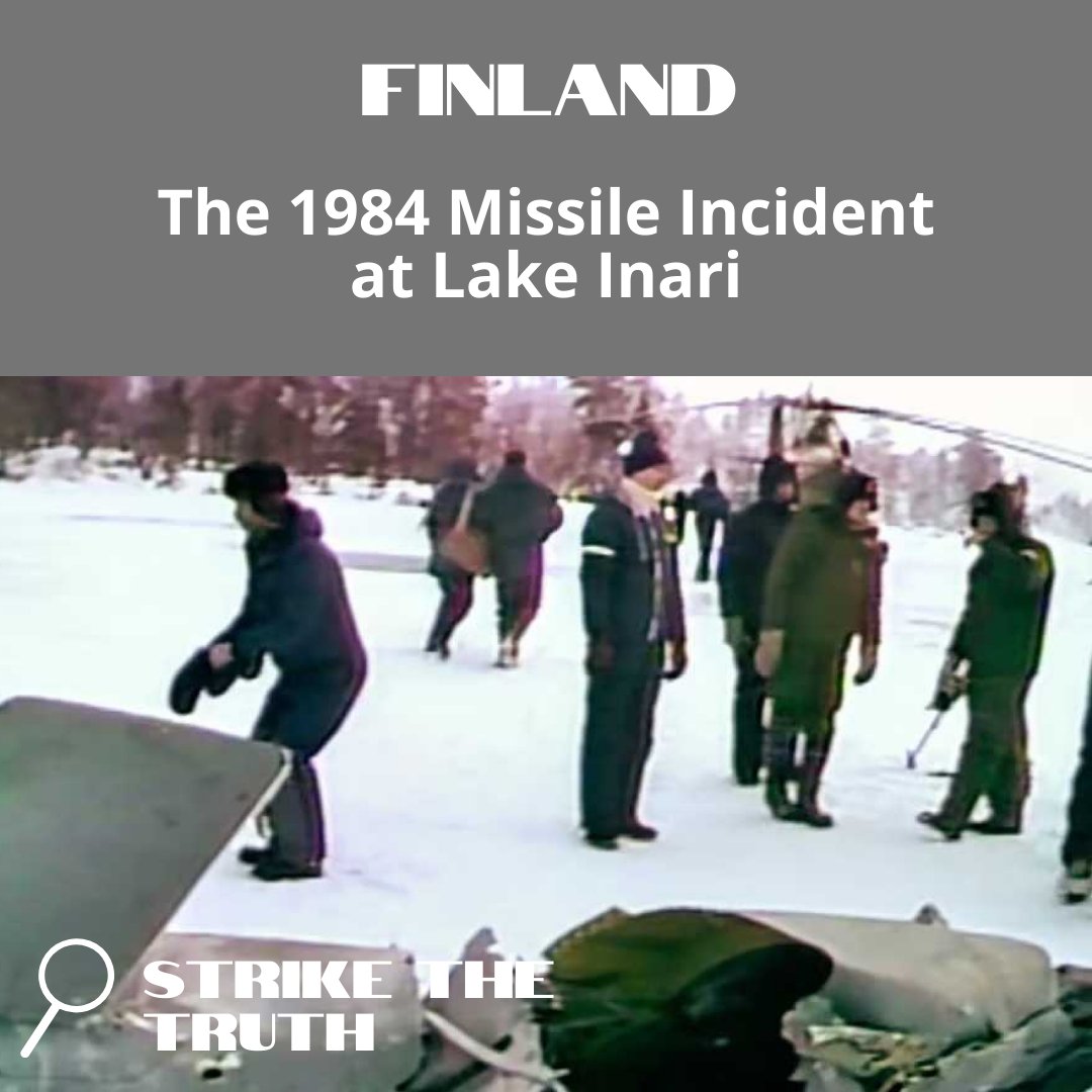 In December 1984, a Soviet missile crashed into the peaceful waters of Lake Inari. In this blog post, we look at the details of the incident. 

Read it at: strikethetruth.com/2024/04/inari-…

#Finland #SovietUnion #FinnishHistory