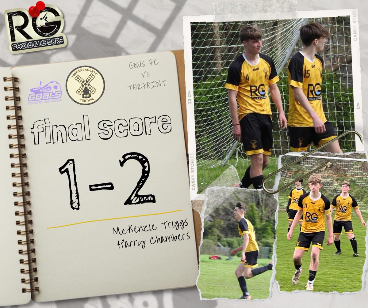 TorpointYouth16's tweet photo. Another win, not pretty but 3 points 💛🖤 https://t.co/vgNeQ2VsK7