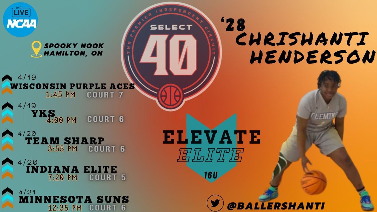 Our #LadyColonels 💙💛 are ready for #NCAALIVE sessions @Shy_Mzeuro & @BallerShanti will be @SELECT_40 #TheClash Coaches catch them with @Elevate_Elite @CoachTierraRudd @KevHarris_ @Carla_Flaherty @SimmonsGSUwbb @ecucoachkim @CoachJ_AU @_coachtessa @CoachKennyOz @CoachDianeRich