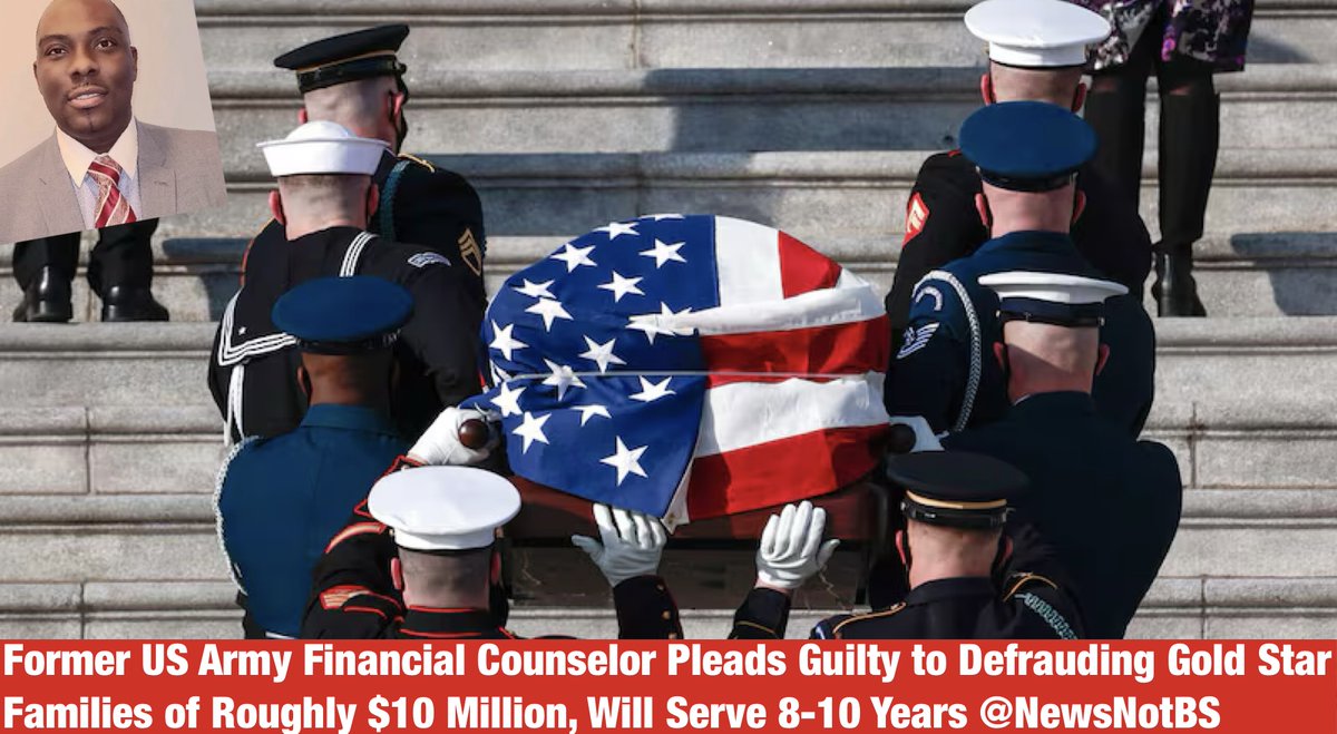 A financial counselor and former Army Reserves major has pleaded guilty after defrauding $10 million from Gold Star families who entrusted him with their investment accounts. 

According to the US attorney’s office, Caz Craffy, from Colts Neck, New Jersey, embezzled approximately…