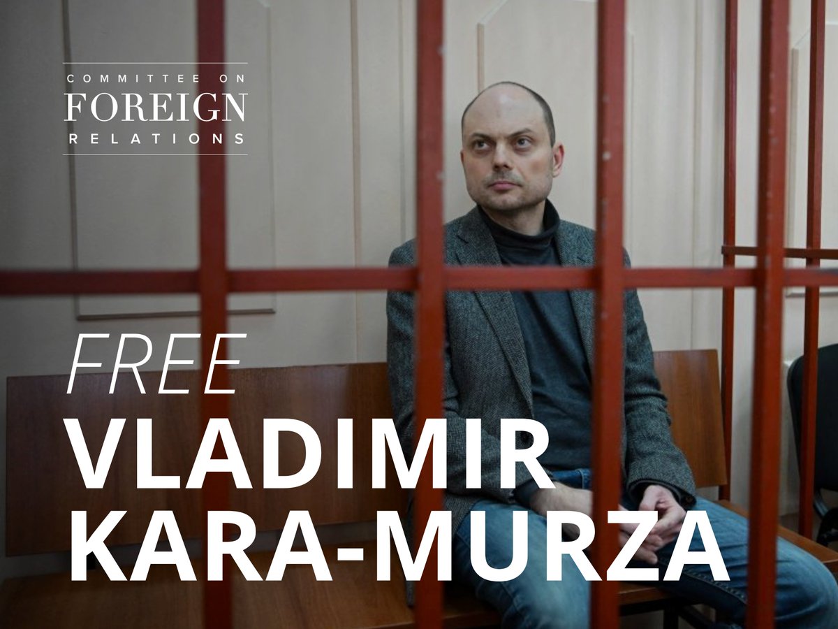 Today marks 1 year since @vkaramurza's unjust 25-year prison sentence was handed down by the Kremlin. Despite the risks to himself and his family, Vladimir has never stopped speaking out against the Putin regime’s attacks on Russian democracy and unprovoked war against Ukraine.