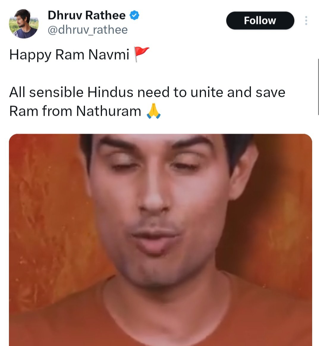 In this video, Rathee says that Shri Ram belongs to all, even Muslims. My challenge to @dhruv_rathee, convince any single anti BJP MusIim to come out and say Ram belongs to him/her as well.... Any single one....