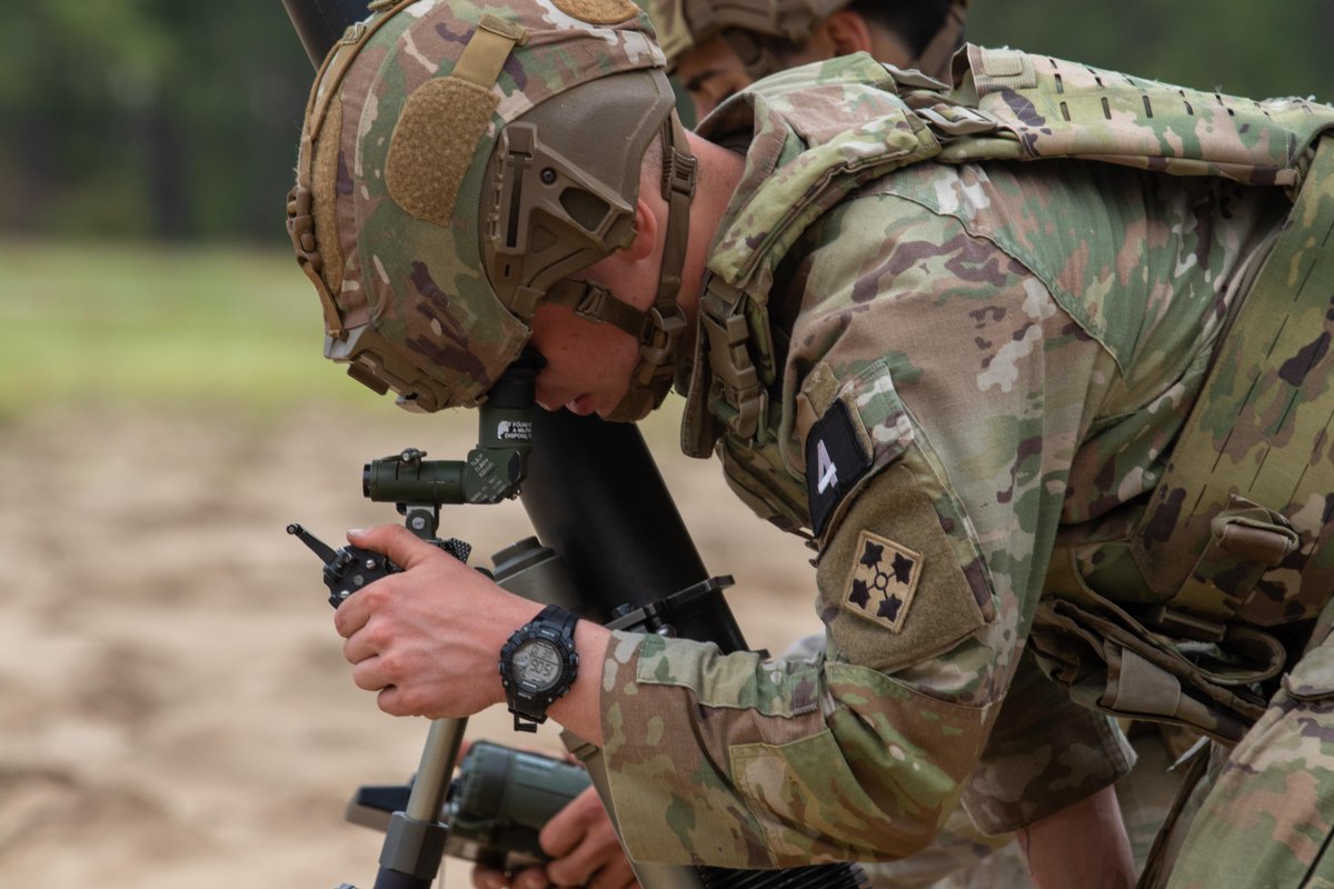 A mortar-man, also known as an indirect fire infantryman, is a soldier who uses mortars to provide indirect fire support for infantry and other units. Last week our Ivy Mortars did a great job showed off their skills at the Best Mortar Competition! #LethalTeams #IvyReady