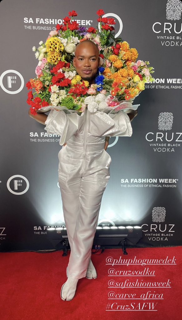 phupho Gumede at the Sa fashion week #CRUZSAFW #SAFW @Cruzvodka @safashionweek #SS24