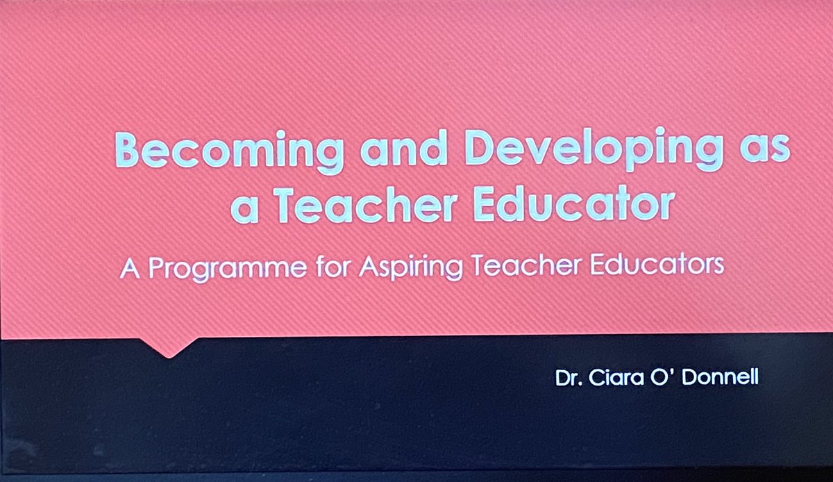 Just wrapped up a wonderful 2weeks in <a href="/athloneec/">Athlone Ed. Centre</a> with a terrific group of teachers and school leaders aspiring to begin or continue working in teacher education. The distinct identity and skills of the teacher educator are so important to recognise. <a href="/ATEE_Brussels/">Association for Teacher Education in Europe</a> <a href="/BERANews/">BERA</a>
