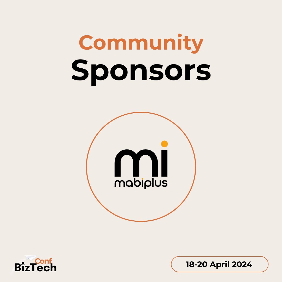 BizTechConf's tweet image. Happy to announce Mabiplus as a sponsor for the first edition of BizTech Conf! 🔥

⚠️ Don&apos;t miss this exciting opportunity to connect with industry leaders and innovators. 👉Secure your ticket today at conf.biztech.ma 

#BiztechConf