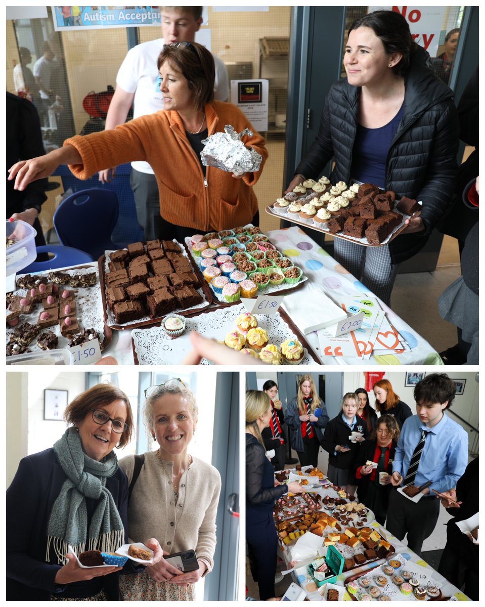 Our BGS community came together to make delicious treats for a Cake Sale benefiting AS I AM. Thank you to everyone who baked and to our students managing the Cake Sale. We raised an outstanding €927.35 for AS I AM! @asiam #autismawareness #asiam