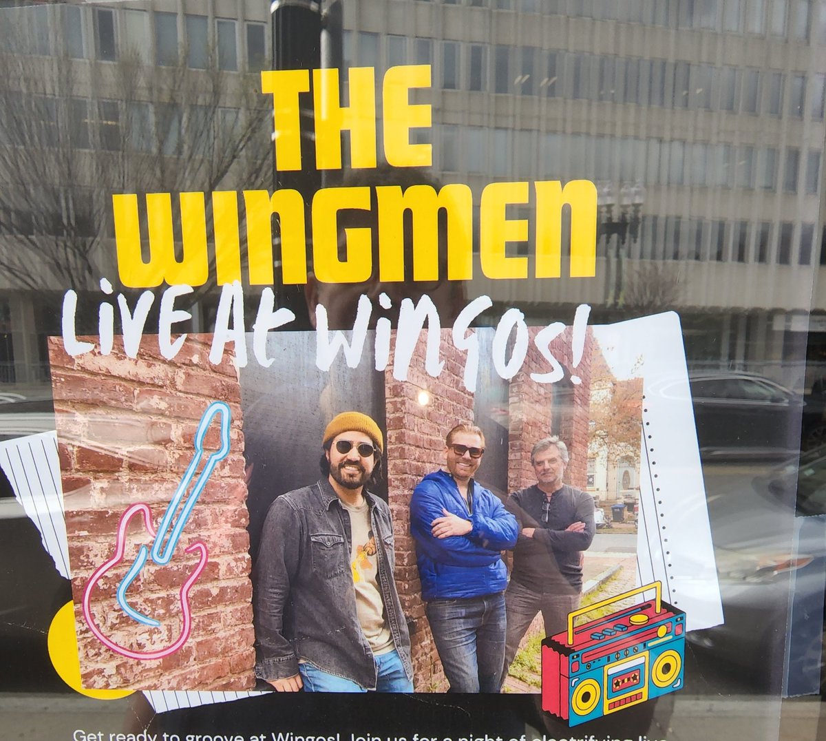 🎶 Live music at Wingos Gloverpark starts at 7pm! 🕖 No cover, so come early and grab a great seat! 🪑 Why go far downtown when it's right in your backyard? 🏡 #LiveMusic #LocalMusic #eventbrite #SupportLocalArtists #MusicLovers #GoodVibes #CommunityEvent
