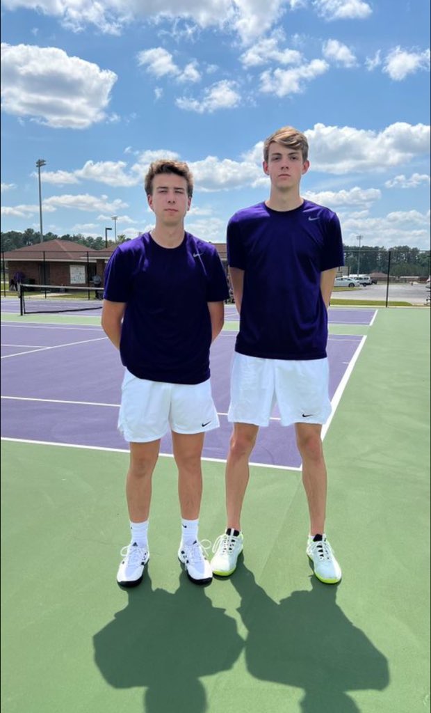 CadenAnderson25's tweet photo. About to start play in the First round of state playoffs…let’s Go! #1doubles @TCSAthletics1 https://t.co/4xmHvNDaAs