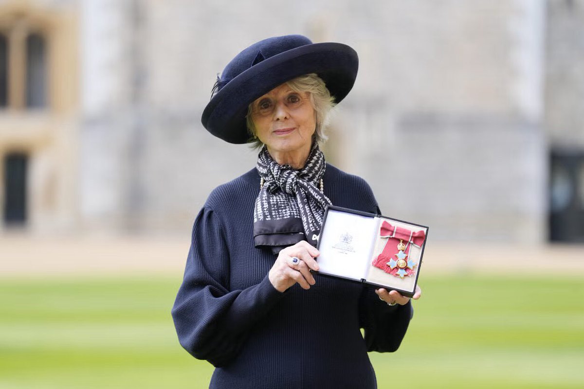 🎉 Congratulations to Diana Parkes, co-founder of the Joanna Simpson Foundation, who received her CBE today at Windsor Castle for her services to vulnerable children suffering from domestic abuse and domestic homicide. Diana received her CBE from The Princess Royal.