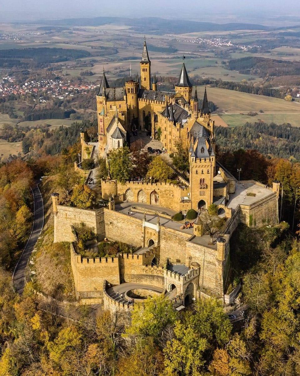 The utterly magnificent Hohenzollern Castle, constructed in the 11th Century CE, located atop Mount Hohenzollern, above and south of Hechingen, on the edge of the Swabian Jura of central Baden-Württemberg, Germany.

#archaeohistories