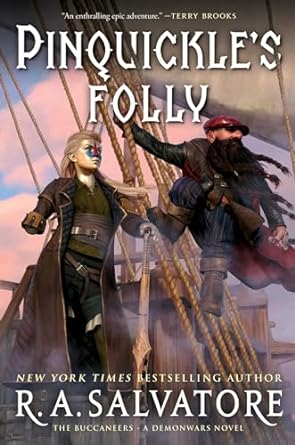 The first adventure in the Buccaneers trilogy begins in the free sea outside of the control of the usurping Xoconai empire, where the dwarven powrie pirates and merchants sail. #AdultFiction #RASalvatore #LibrariesAreAwesome ❤📚