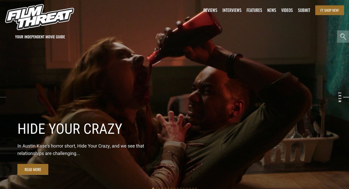 "...relationships are challenging to navigate when you have secrets to hide." Alan Ng finds the secrets hidden within Hide Your Crazy.
filmthreat.com/reviews/hide-y… #SupportIndieFilm #HideYourCrazy #Horror #Short