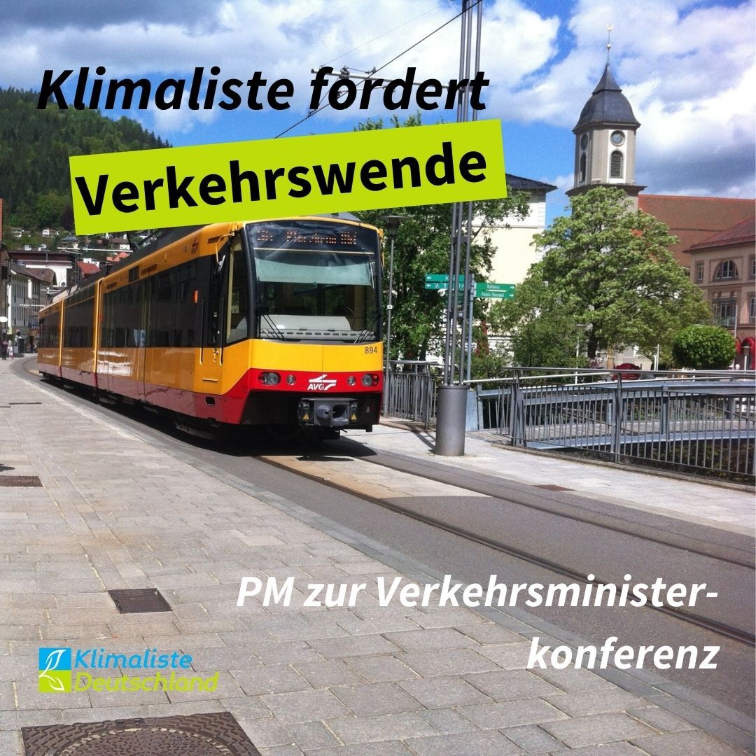Ab heute findet die #Verkehrsministerkonferenz in #Münster statt. Wir fordern sie dazu auf, das Ziel 'klimaneutraler Verkehrssektor' in Angriff zu nehmen.“ Dafür brauchen wir u.a ein #Tempolimit auf Autobahnen, E-Mobilität statt Verbrenner & ÖPNV-Ausbau.