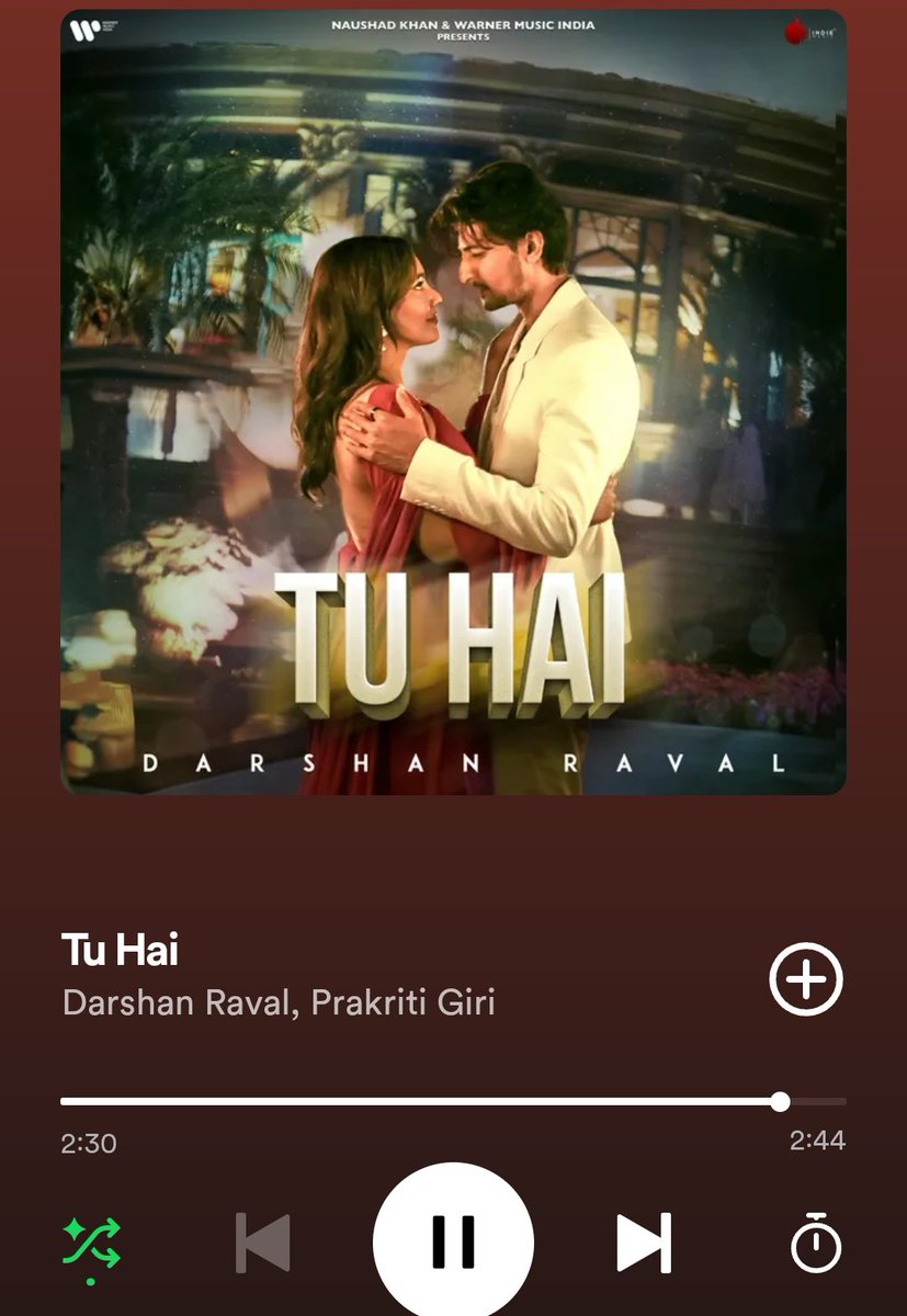 Such a soothing beautiful song it is ❤️. And yes it's not a break up song 🫶🏻. Darshan's magical voice is enough to make you fall in love with the song 🤝🏻✨.
#DarshanRaval #TuHai #BlueFamily