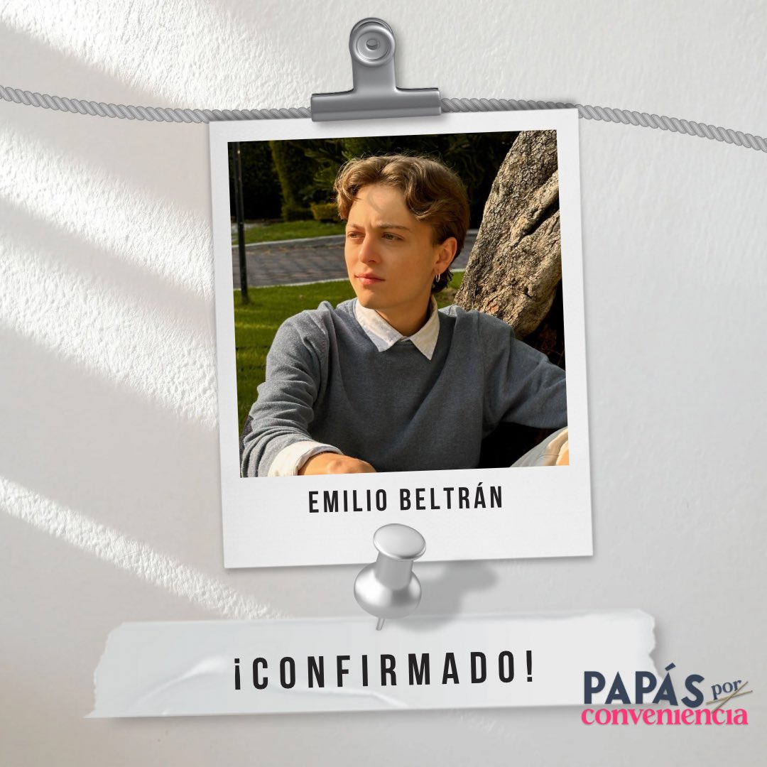 🎬 ¡Una gran adición al equipo! Emilio Beltrán se une al elenco juvenil de #PapásPorConveniencia, añadiendo frescura y talento a esta nueva producción original. ¡Prepárate para una historia llena de emociones! 🌟💫 #ProducciónRosyOcampo