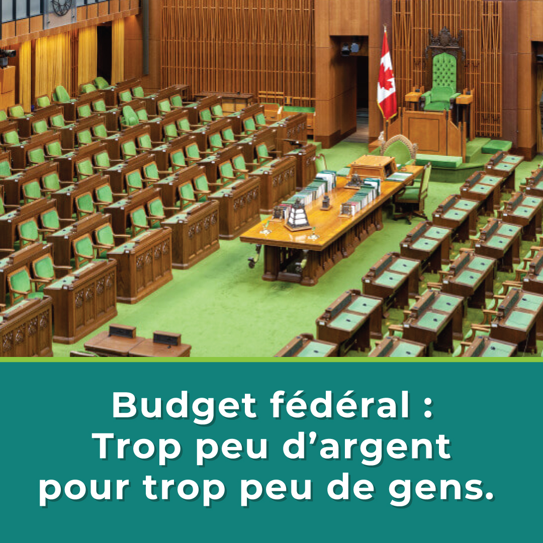 marchofdimescda's tweet image. Nous sommes déçus de constater que le financement de la #PCPH annoncé dans le budget 2024 ne parviendra pas à sortir de la pauvreté les personnes vivant avec un handicap au Canada.

Nous devons faire plus.

Notre communiqué : bit.ly/FedBudgetCDB_TW