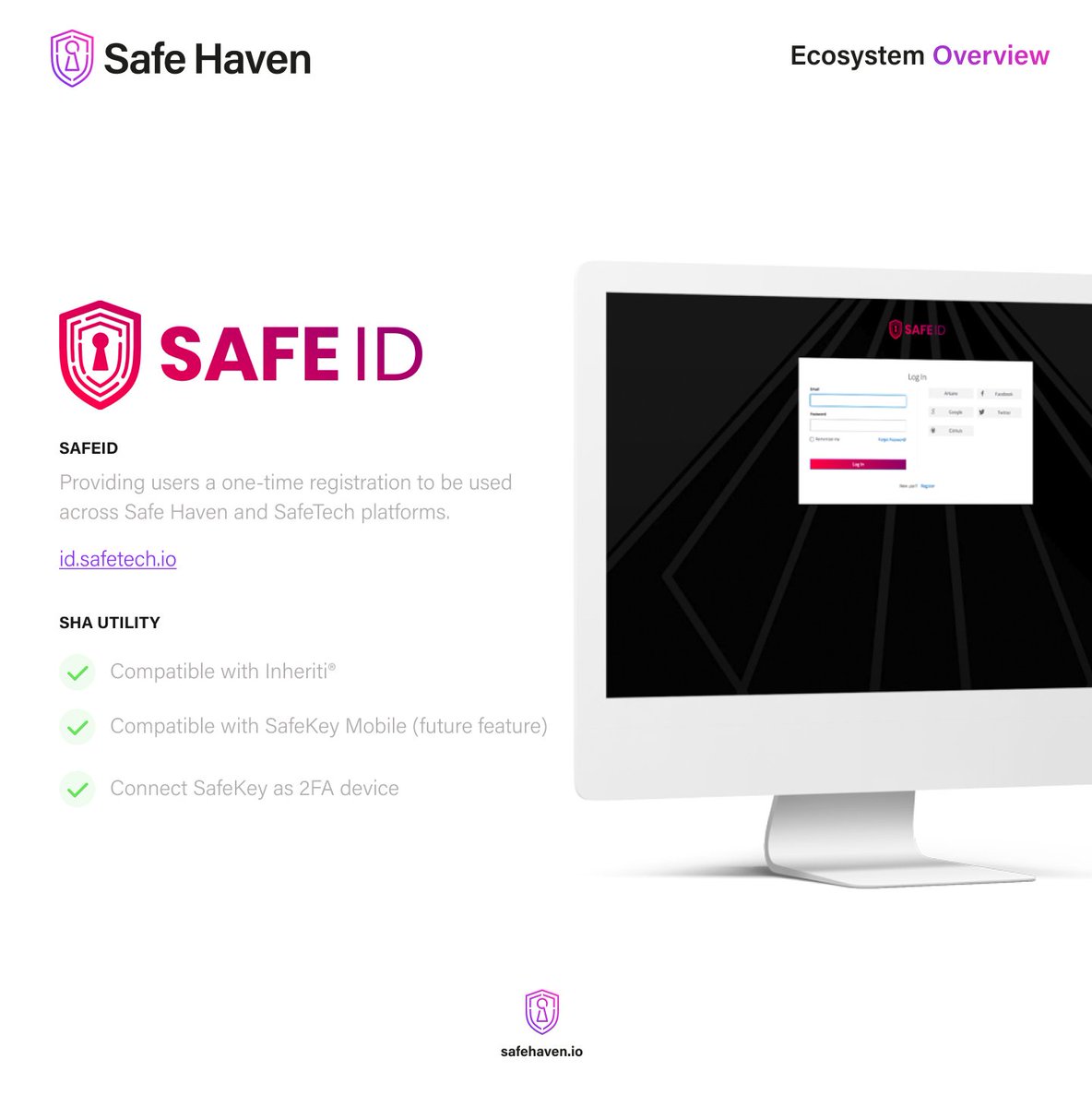 SafeHavenio's tweet photo. Secure logins are a click away with #SafeID. 

Simplify your access and take control of your digital identity today. 🔒

$SHA #Security #Blockchain https://t.co/BaBDMZUNdc