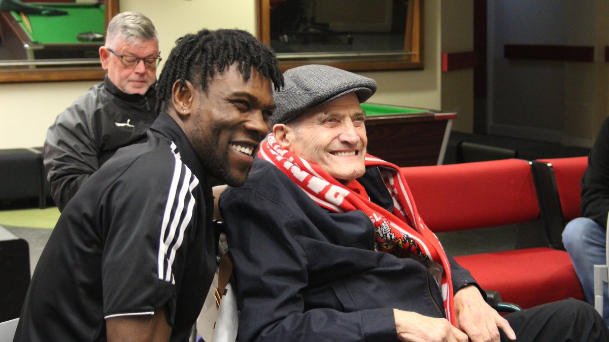 bfccommunity's tweet photo. HEALTH | REMINISCENT REDS 🔴

It was great to have @AdiMoses5 and #KayodeOdejayi join us this afternoon 🤝

Read More ➡️ https://t.co/X8kCTbVZG7

@Barnsleyfc | @PLCommunities https://t.co/X7WU8xU0rj