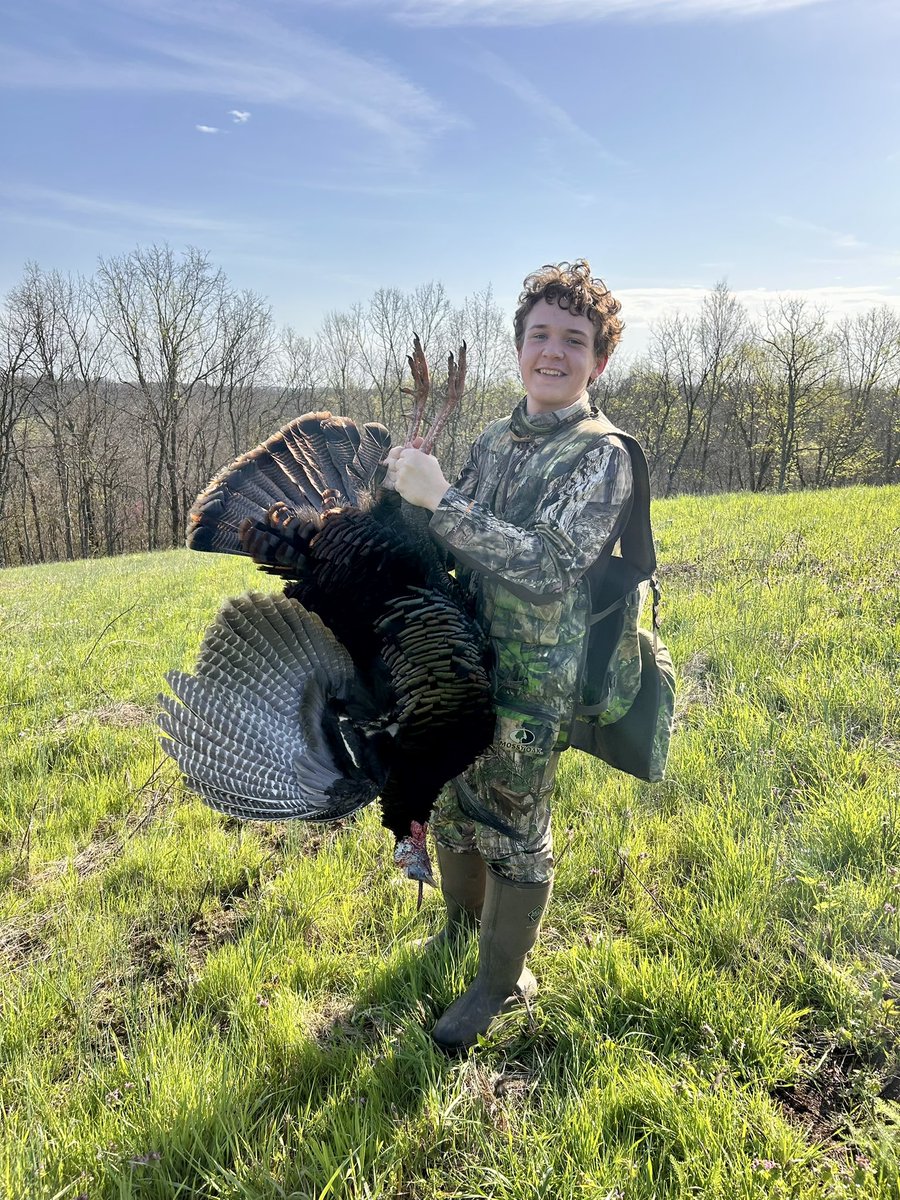 I’m proud of my son Levi for getting the job done on opening weekend of spring turkey season. My daughter is still on the lookout 🦃. Best of luck to all the hunters across the Commonwealth!