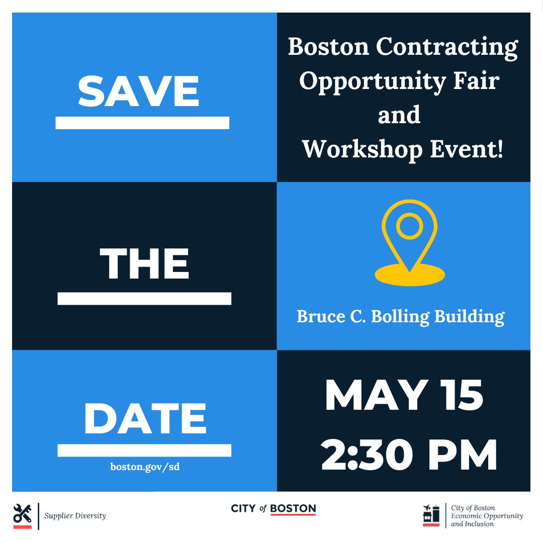 Join us at the Bolling Building for a day filled with networking, learning, and growth opportunities. Connect with local businesses, the City of Boston Departments, and potential partners. RSVP today at boston.gov/sd