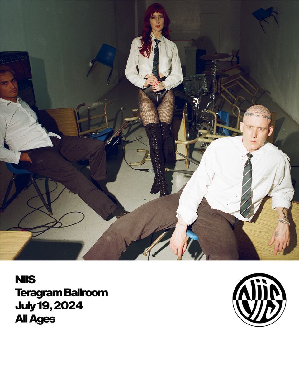 NIIS is landing at Teragram Ballroom on July 19th! 🔥 Don't miss your chance to witness their incredible performance! Secure your tickets now before they're gone! #NIIS #TeragramBallroom 🚀🎶