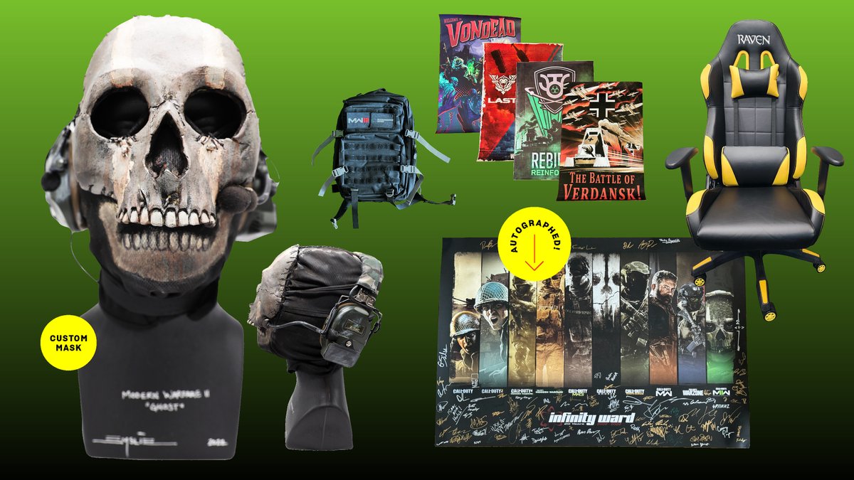 Ghost approves. Our Call of Duty x @AbleGamers prizes include: ✅ A tour of Treyarch Studios ✅ A custom Ghost mask ✅ A decked out gaming chair ✅ Call of Duty posters ✅ And much more... Donate for a chance to win: win.ablegamers.org/cod